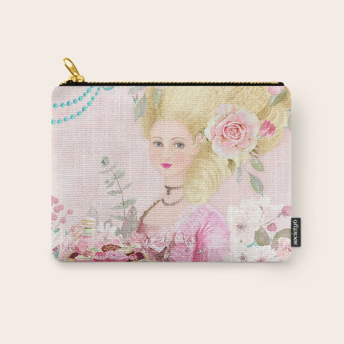 Marie Antoinette Flower Tea Carry All Pouch Gallery Image 1