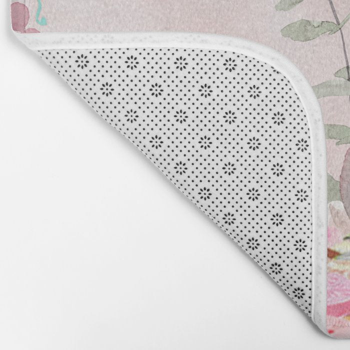 Marie Antoinette Flower Tea Bath Mat Gallery Image 2