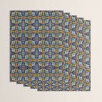 Mandala mexican talavera tile ceramic mosaic Wrapping Paper Gallery Image 3
