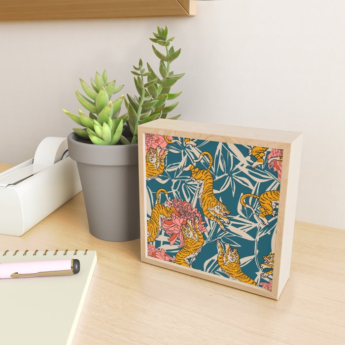 BENGAL CORA TIGER Mini Art Print Gallery Image 2