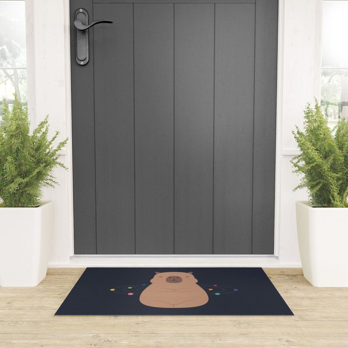 Capybara Universe Welcome Mat Gallery Image 3