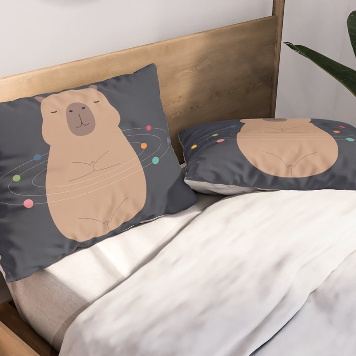 Capybara Universe Pillow Sham Gallery Image 2