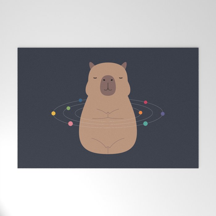 Capybara Universe Welcome Mat Gallery Image 1