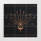 The Peacock Eye Wood Wall Art Gallery Image 1