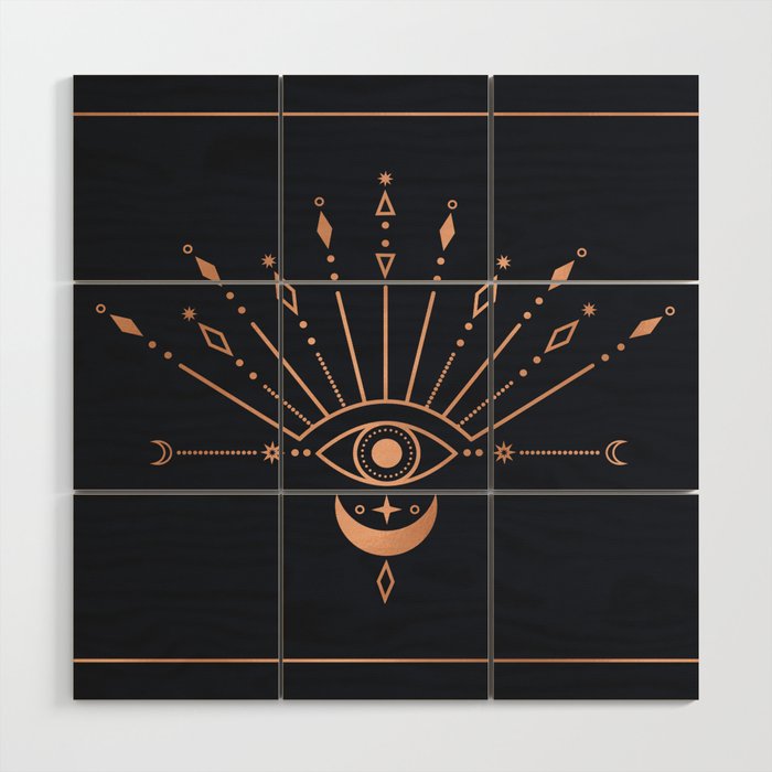 The Peacock Eye Wood Wall Art Gallery Image 1