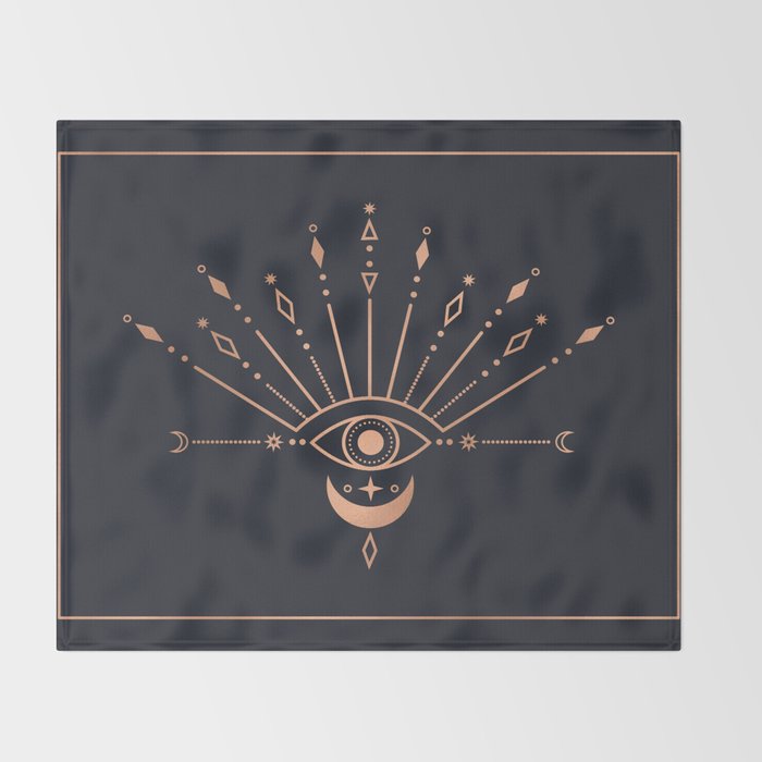 The Peacock Eye Throw Blanket Gallery Image 2