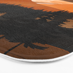 Sunshine over the peaceful mountainside Bath Mat Gallery Image 3