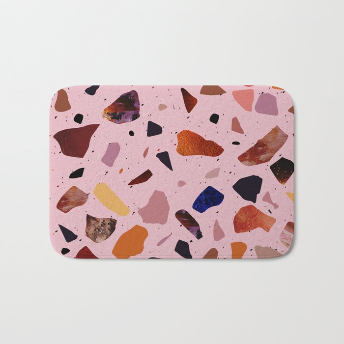 Terrazzo Rosé Bath Mat Gallery Image 1