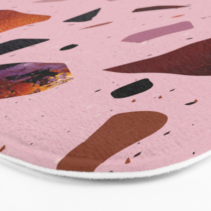 Terrazzo Rosé Bath Mat Gallery Image 3