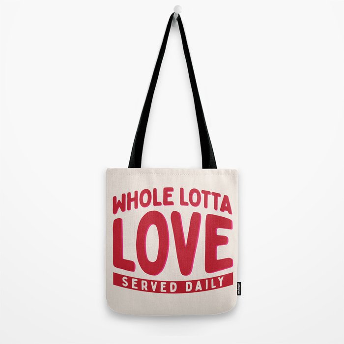 Whole Lotta Love Served Daily Tote Bag Gallery Image 2