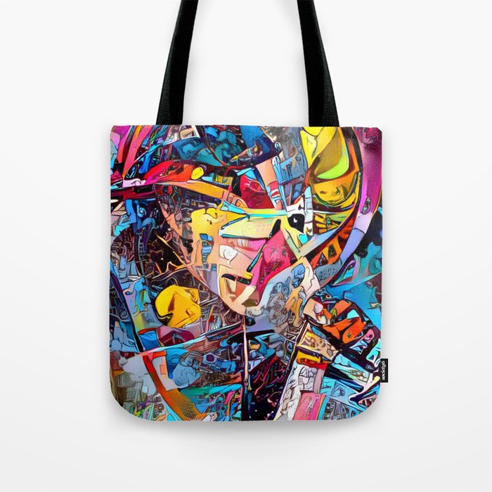 Urban Graffiti Tote Bag Gallery Image 1