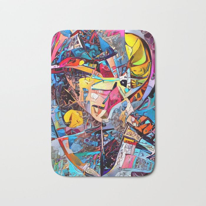 Urban Graffiti Bath Mat