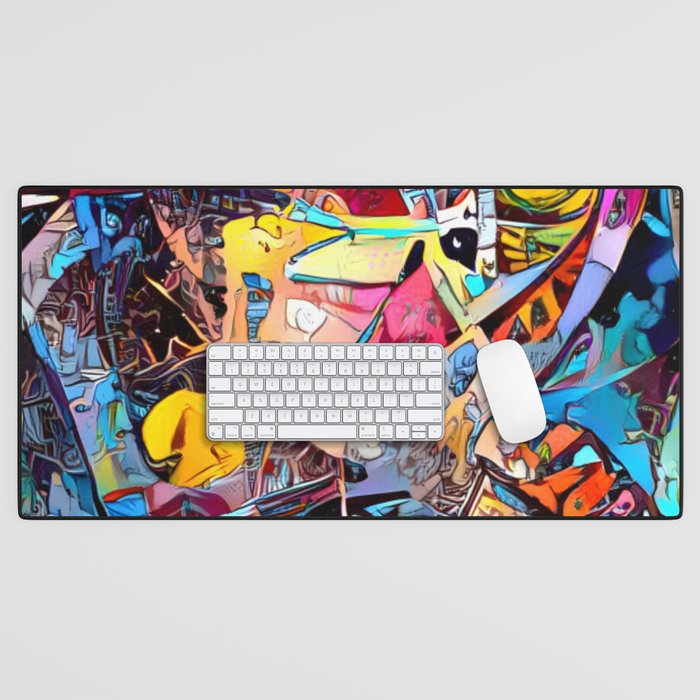 Urban Graffiti Desk Mat Gallery Image 1