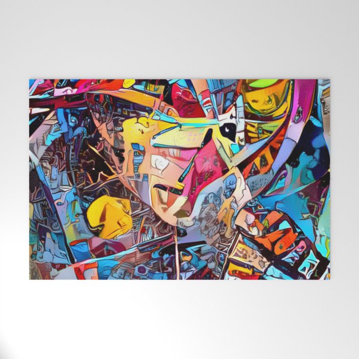 Urban Graffiti Welcome Mat Gallery Image 1