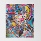 Urban Graffiti Throw Blanket Gallery Image 2