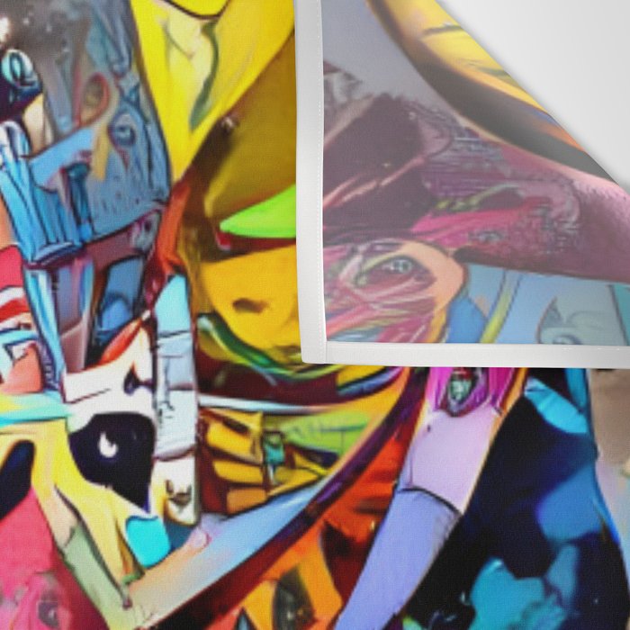 Urban Graffiti Wall Tapestry Gallery Image 3