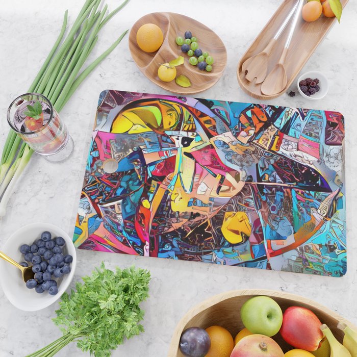 Urban Graffiti Cutting Board Gallery Image 2