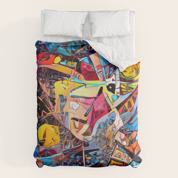 Urban Graffiti Duvet Cover Gallery Image 6