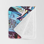 Urban Graffiti Throw Blanket Gallery Image 3