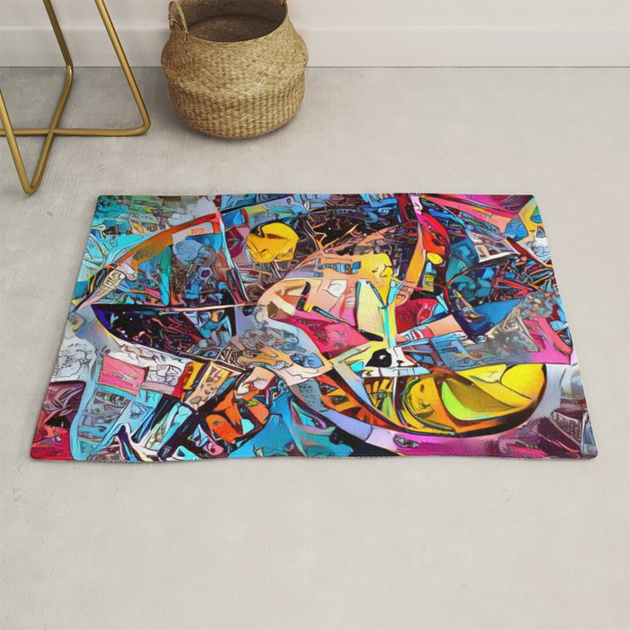 Urban Graffiti Rug