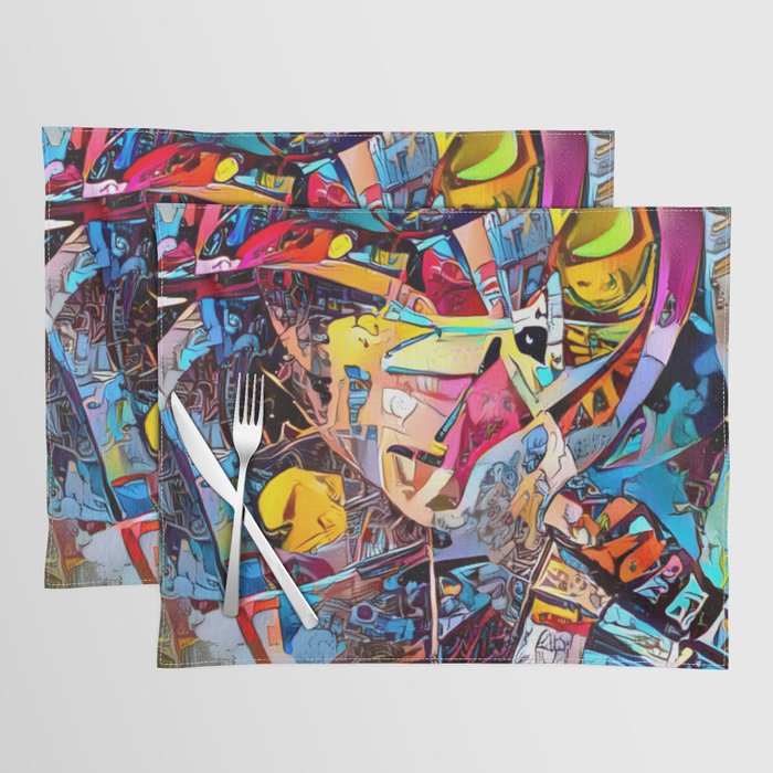 Urban Graffiti Placemat Gallery Image 1