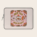 Hot Tea Makes Me Happy Laptop Sleeve Gallery Image 1