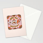 Hot Tea Makes Me Happy Stationery Card Gallery Image 2