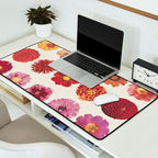 Floral Palette / Beige Background Desk Mat Gallery Image 2