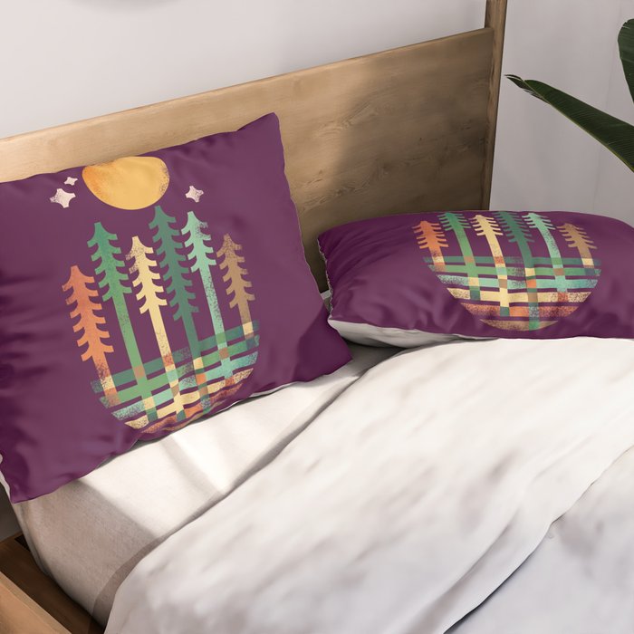 Night in the wood Pillow Sham Gallery Image 2