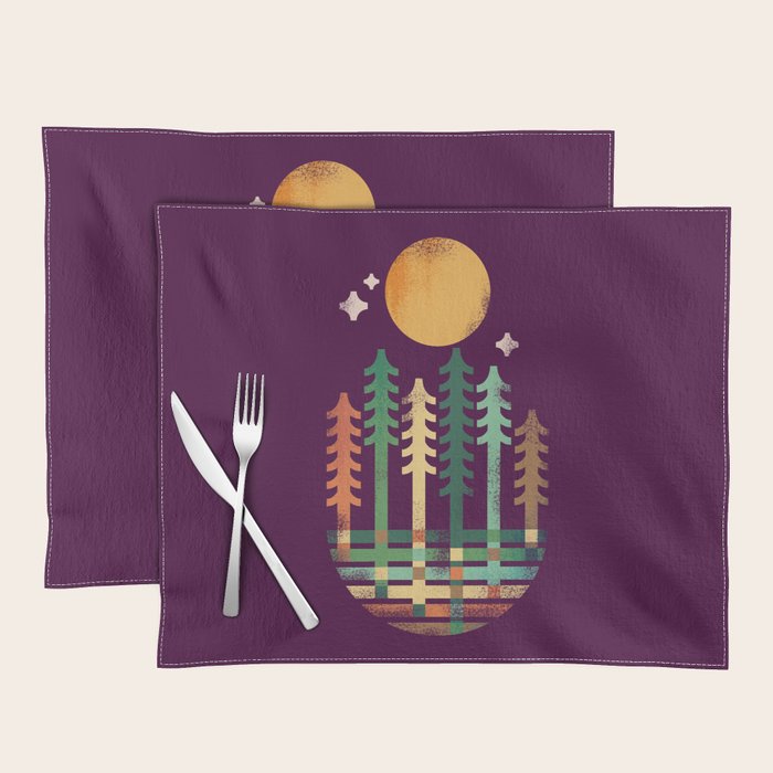 Night in the wood Placemat Gallery Image 1
