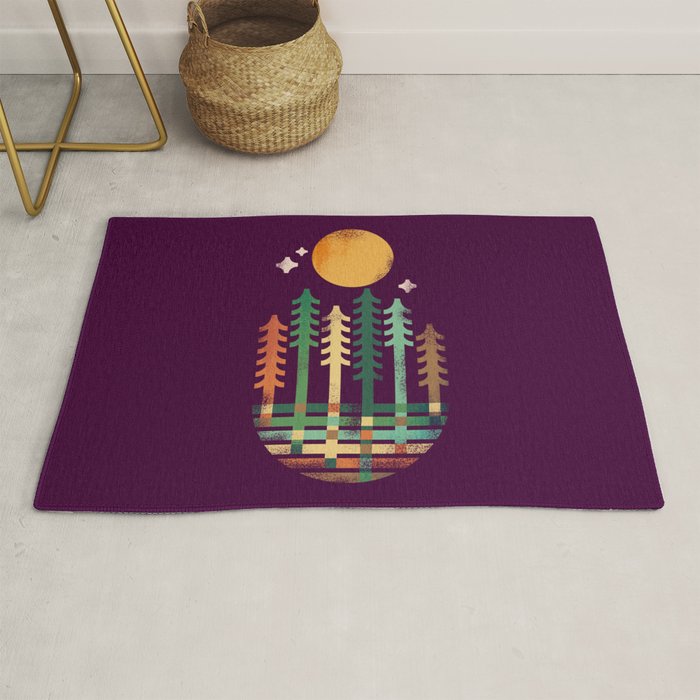 Night in the wood Rug Gallery Image 1
