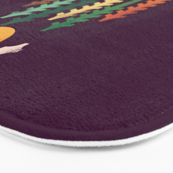Night in the wood Bath Mat Gallery Image 3