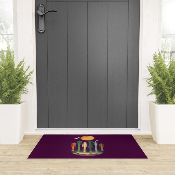 Night in the wood Welcome Mat Gallery Image 3