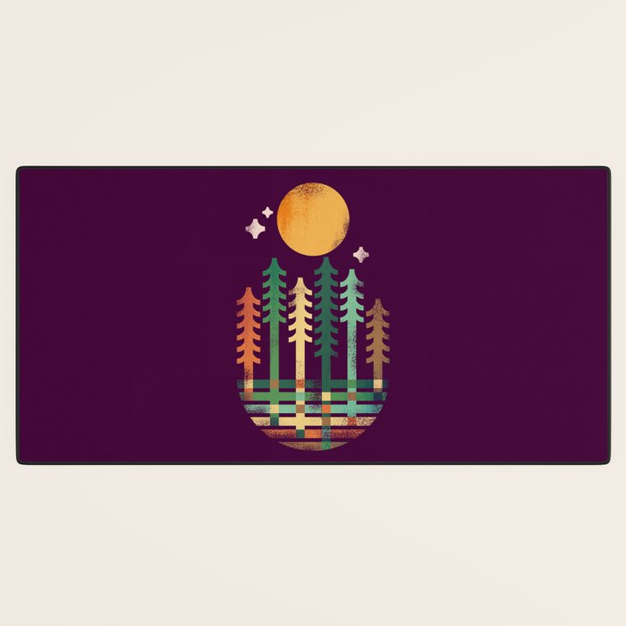 Night in the wood Desk Mat Gallery Image 3