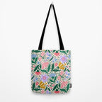 Summery Colorful Floral  Tote Bag Gallery Image 2