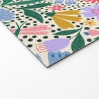 Summery Colorful Floral  Welcome Mat Gallery Image 2