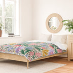 Summery Colorful Floral  Duvet Cover Gallery Image 2
