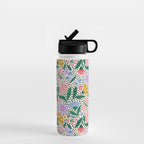 Summery Colorful Floral  Water Bottle Gallery Image 1