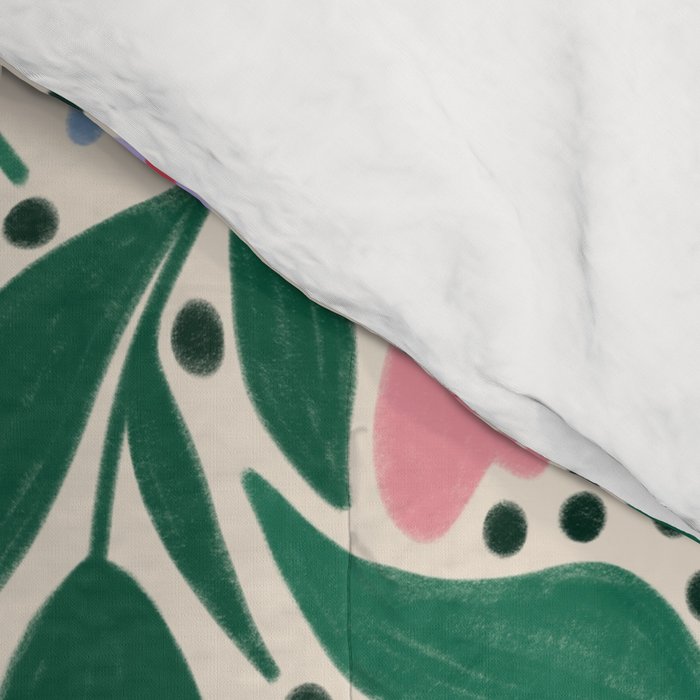 Summery Colorful Floral  Comforter Gallery Image 4