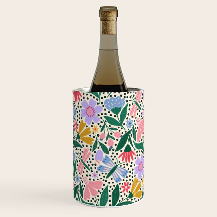 Summery Colorful Floral  Wine Chiller Gallery Image 2