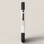 Accent (Black & Cream) iPhone Case Gallery Image 2
