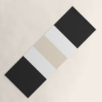 Accent (Black & Cream) Yoga Mat Gallery Image 1