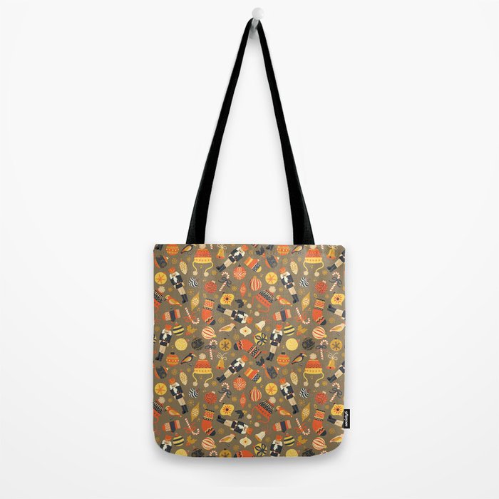 Christmas Vintage Ornaments Tote Bag Gallery Image 2