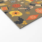 Christmas Vintage Ornaments Welcome Mat Gallery Image 2