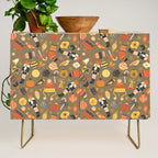 Christmas Vintage Ornaments Credenza Gallery Image 1
