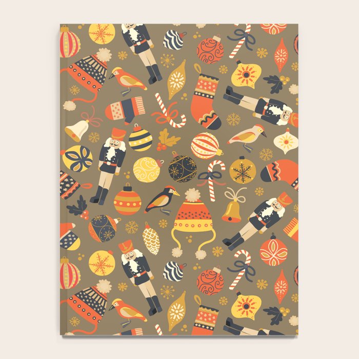 Christmas Vintage Ornaments Notebook Gallery Image 4