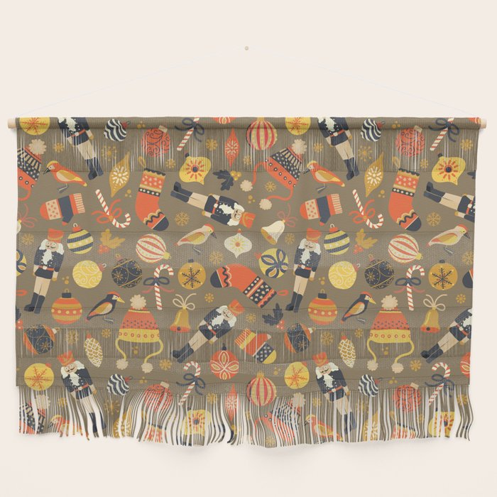 Christmas Vintage Ornaments Wall Hanging Gallery Image 1