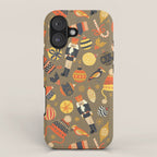 Christmas Vintage Ornaments iPhone Case Gallery Image 1