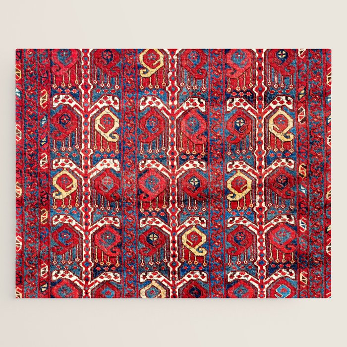 Beshir Central Asia Amu Darya Rug Jigsaw Puzzle Gallery Image 1