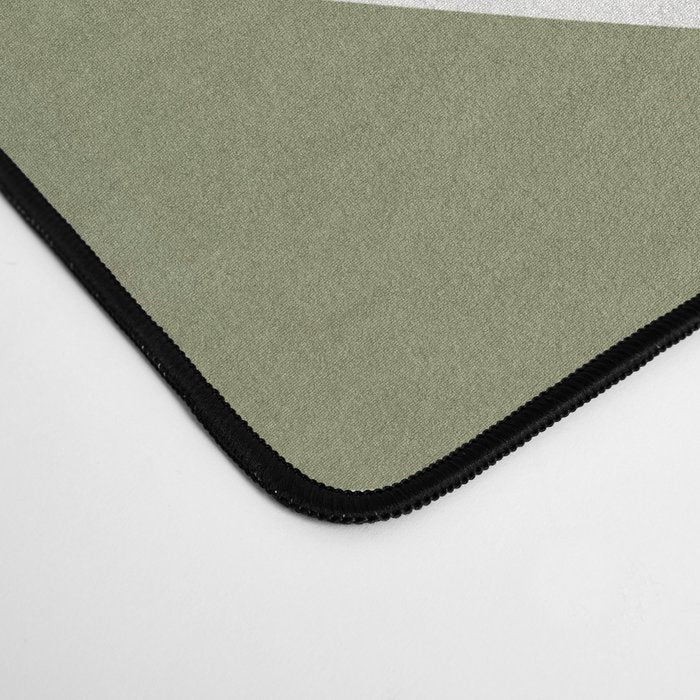 Sage and Gold Modern Leaf Desk Mat Gallery Image 4